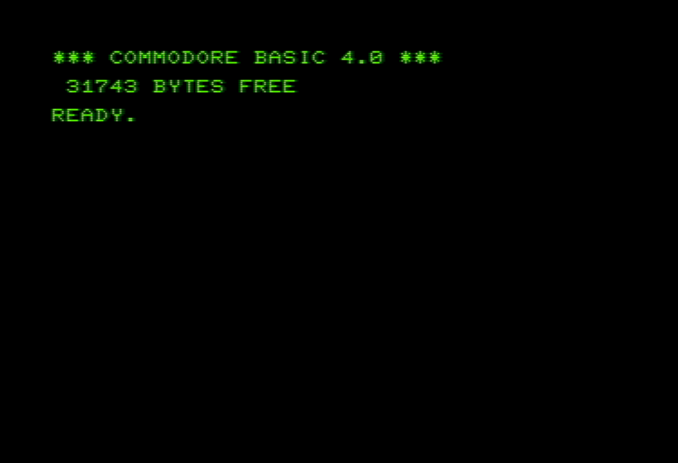 Commodore Basic Ready Prompt